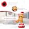 Glitzhome® 6ft. Lighted Inflatable Rotating Gingerbread Man Décor